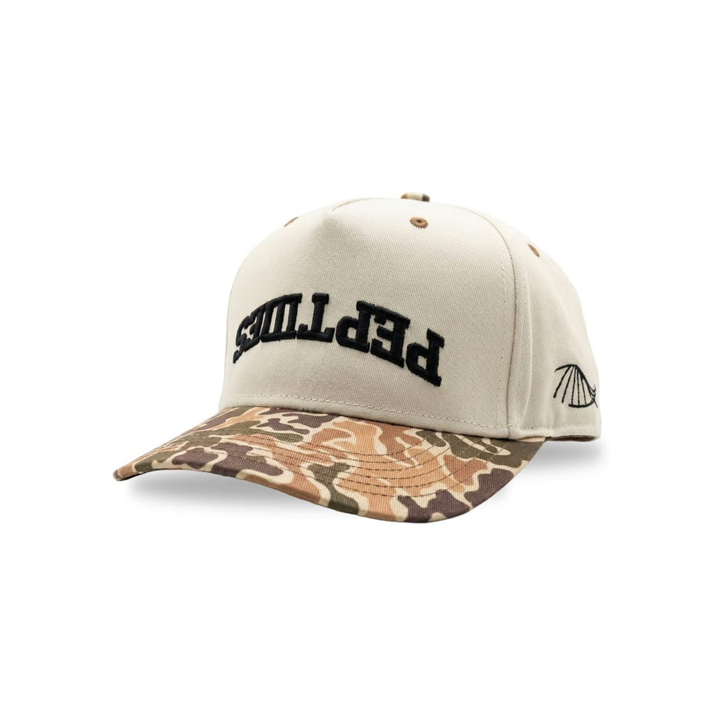 Camo Peptides Snapback Cap