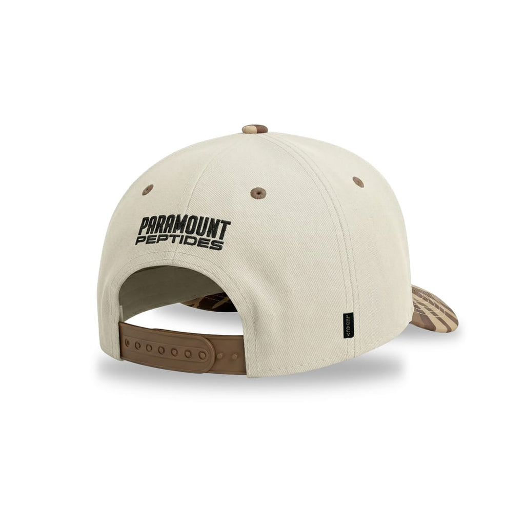 Camo Peptides Snapback Cap